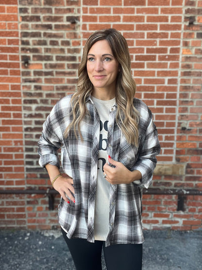 The Tesslin Oversized Cut Flannel