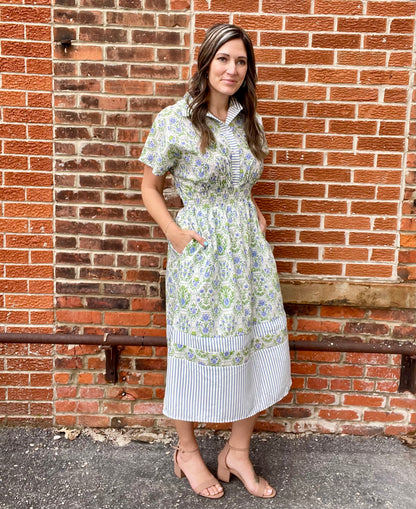 The Aaliyah Printed Midi Dress