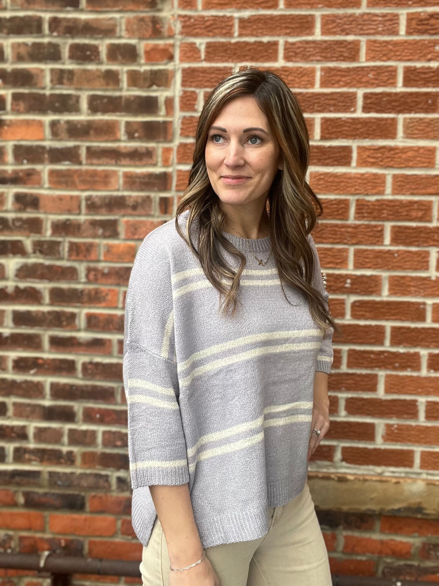 The Camden Lightweight Drop Shoulder Knit Top