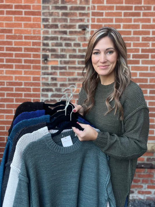 The Riaum Unique Exposed Seam Sweater