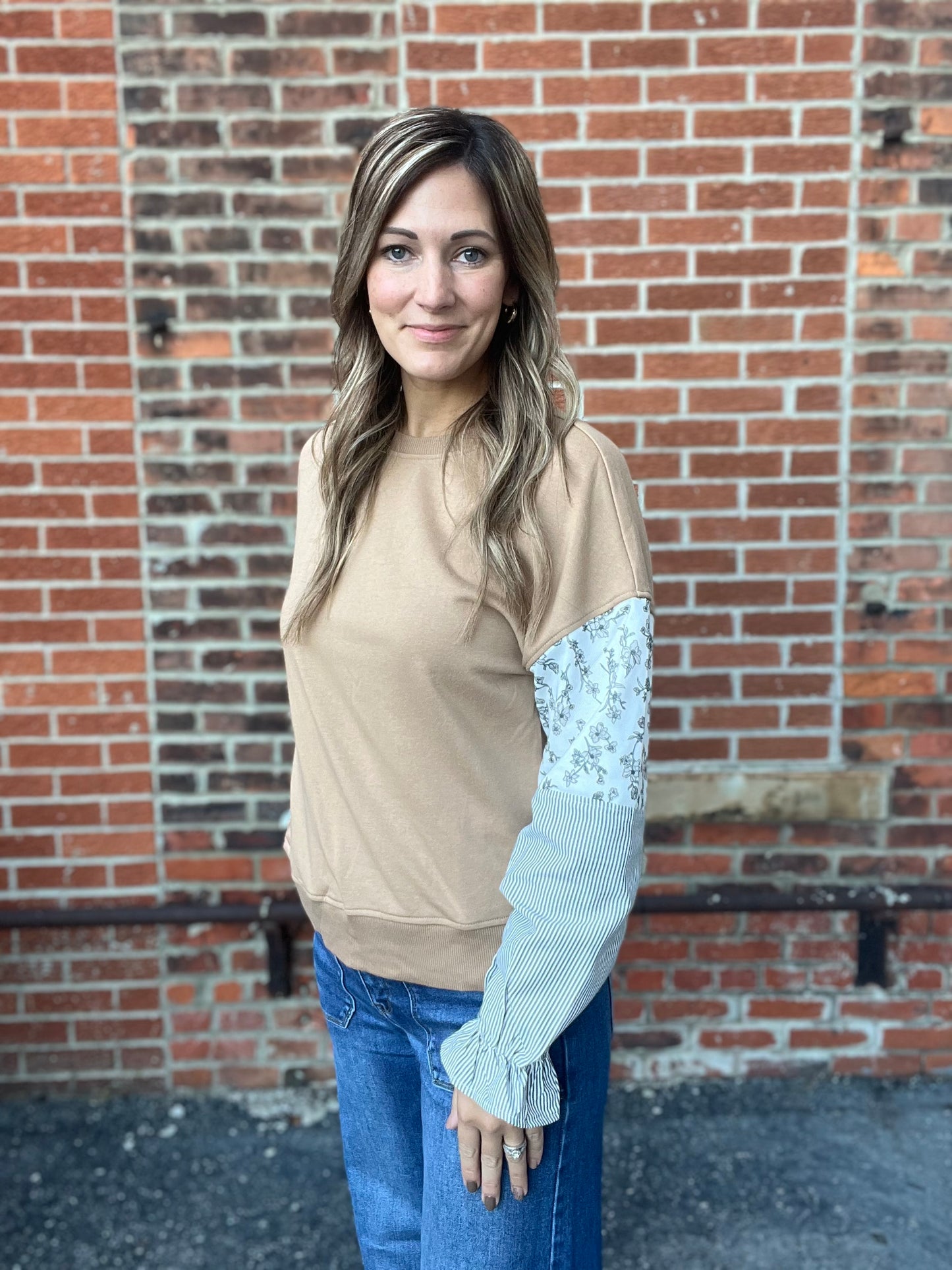 The Rumi Patchwork Pullover Top