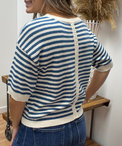 The Madilyn Short Sleeve Lightweight Sweater