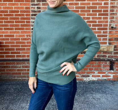 The Oakland Mock Neck Sweater