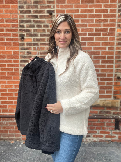 The Sila Sherpa 1/4 Snap Pullover