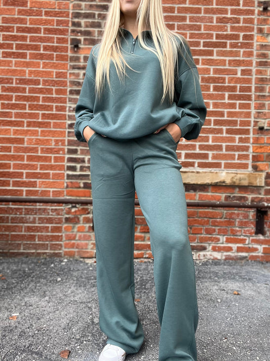 The Zara Scuba Drawstring Pants With Pockets