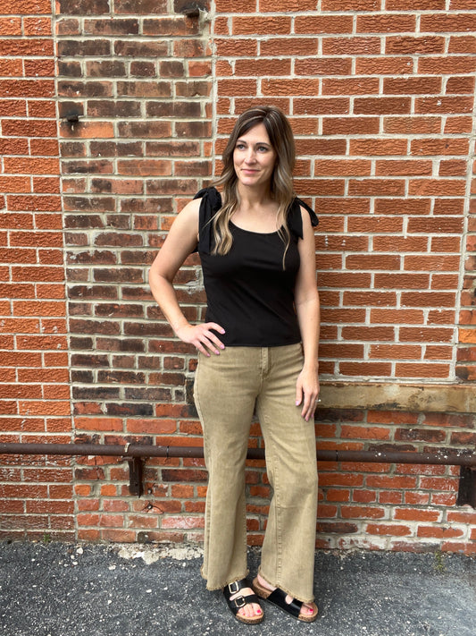 The Walker Black Tie Tank