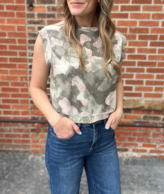 The Sarena Camouflage Top