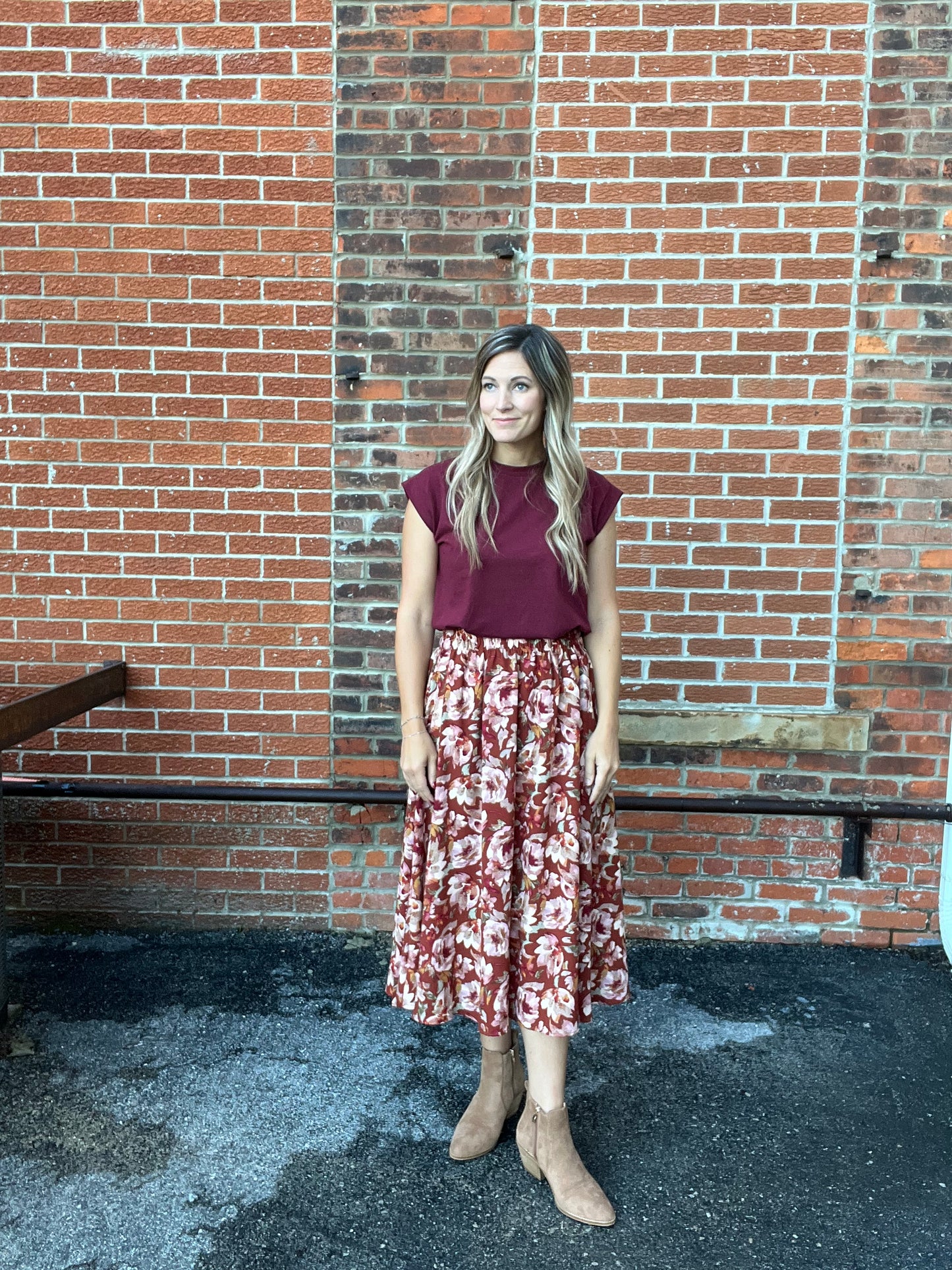 The Willem Floral Skirt