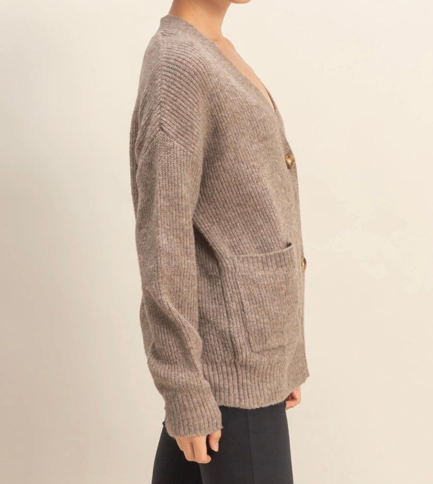 The Alora Front Button Cardigan