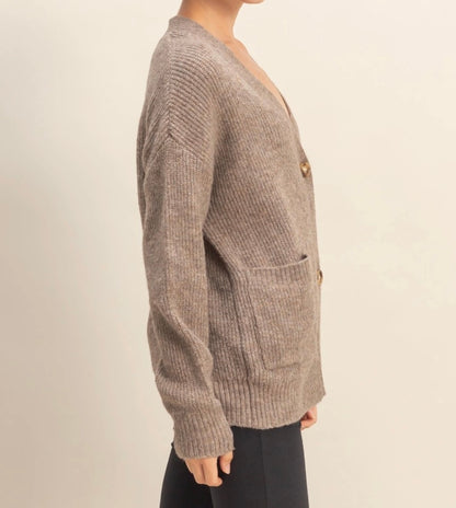 The Alora Front Button Cardigan