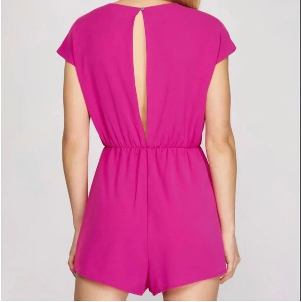 The Abbie Tie Front Romper