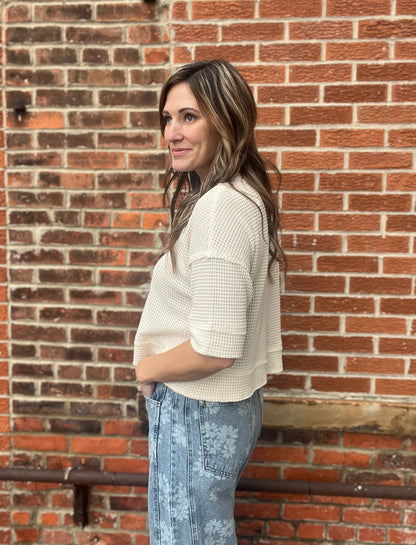 The Delilah Floral Washed Denim Jeans