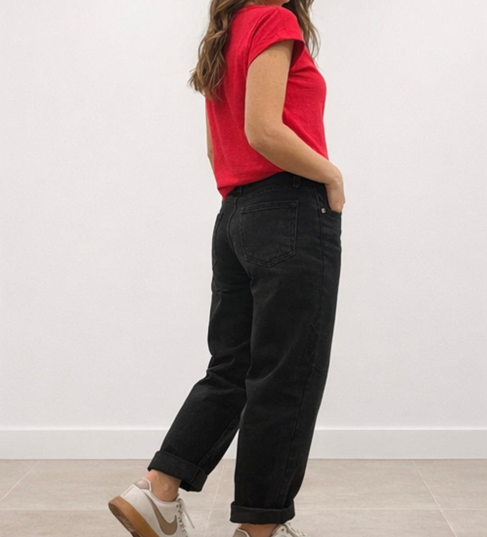 The Briar High Rise Barrel Jeans