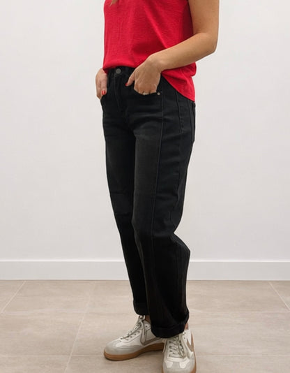 The Briar High Rise Barrel Jeans