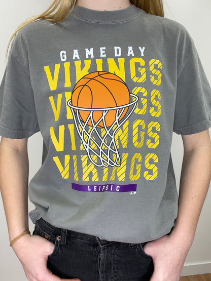 The Jersey Cross Over Basketball Vikings Tee