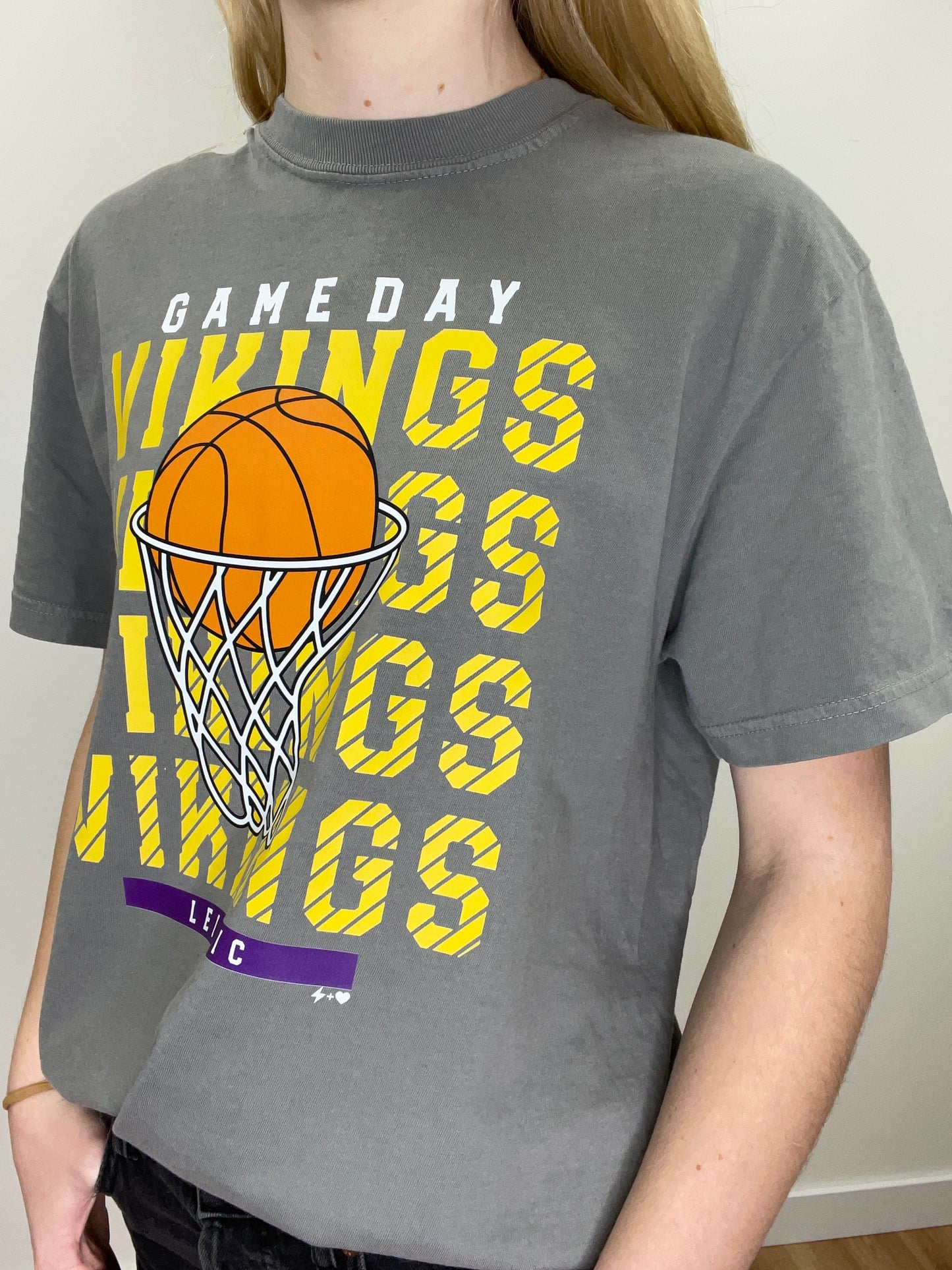 The Jersey Cross Over Basketball Vikings Tee