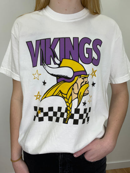 The Beckley Checkered Star Viking Tee