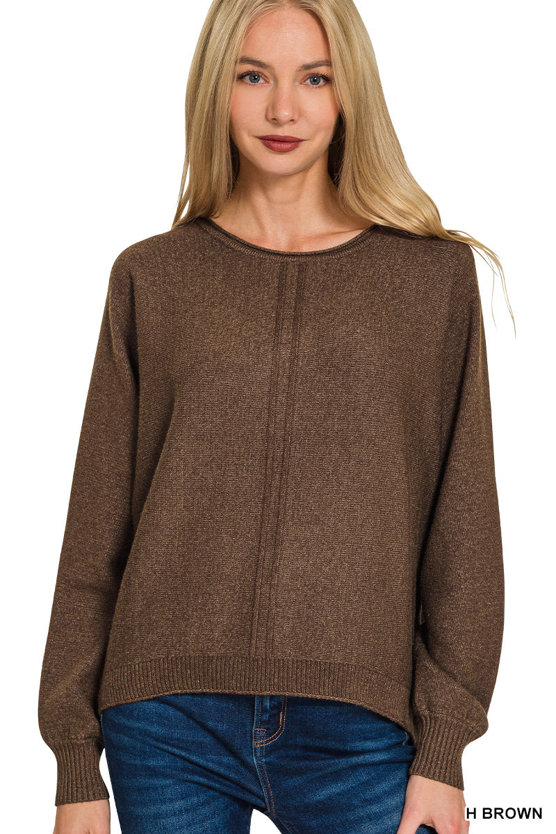The Haylynn Viscose Front Seam Sweater