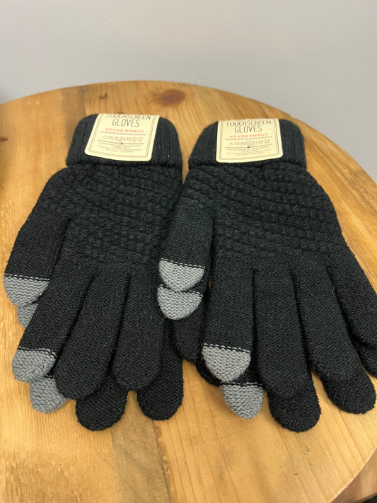 Winter Wear Knit Touchscreen Gloves