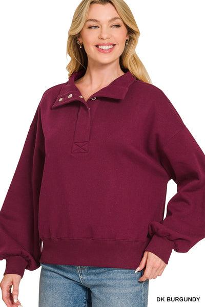 The Zander 1/4 Snap Sweatshirt