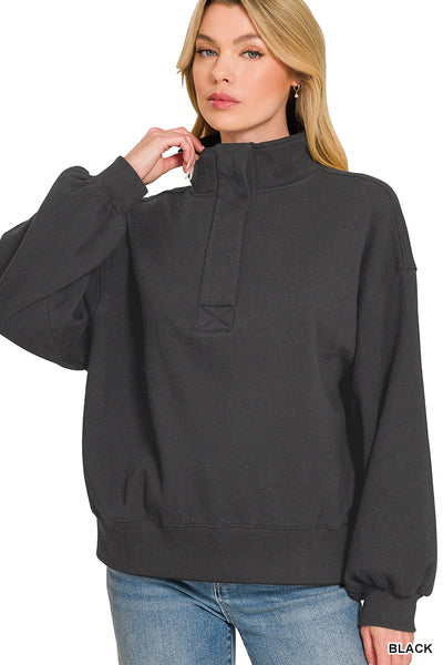 The Zander 1/4 Snap Sweatshirt