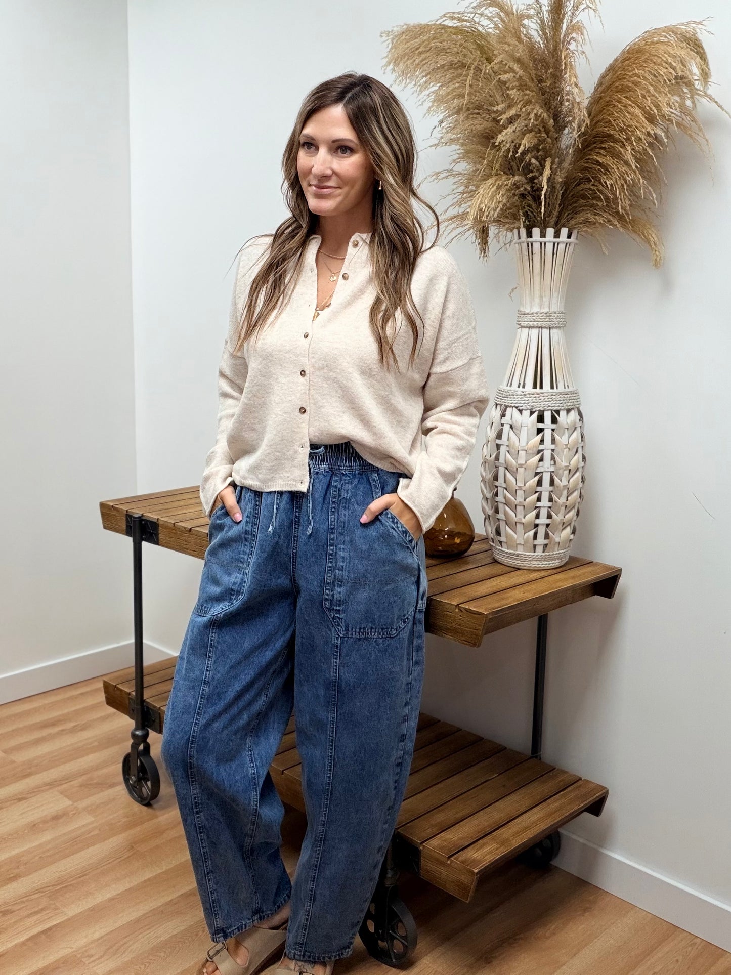 The Pipelynn Button Down Cardigan Sweater