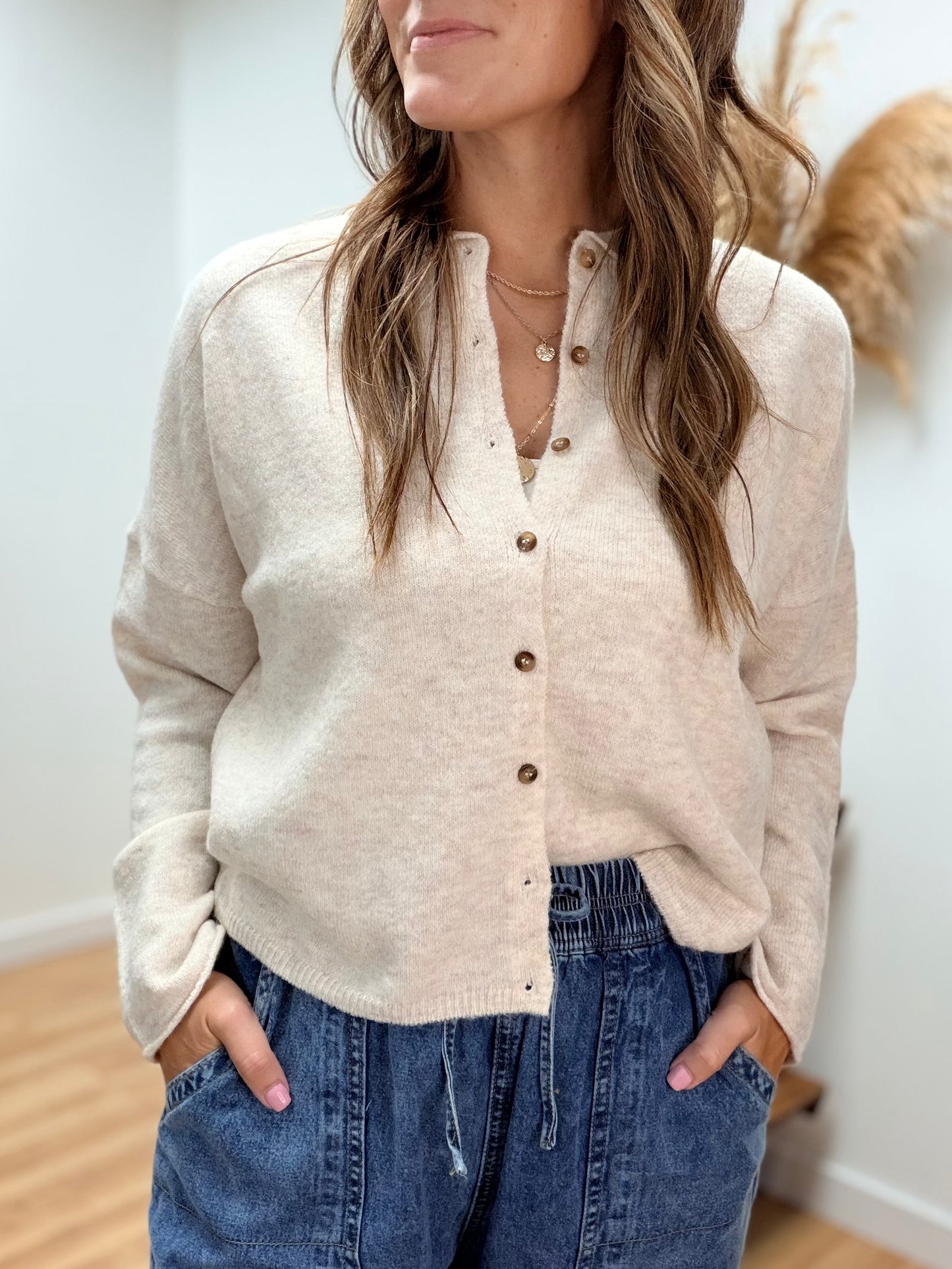 The Pipelynn Button Down Cardigan Sweater