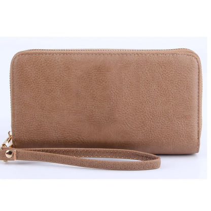 The Ava Double Zip Wallet Wristlet