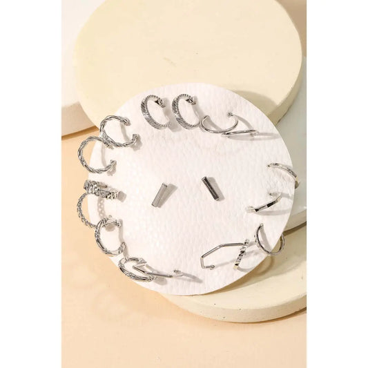 Silver Earring Set