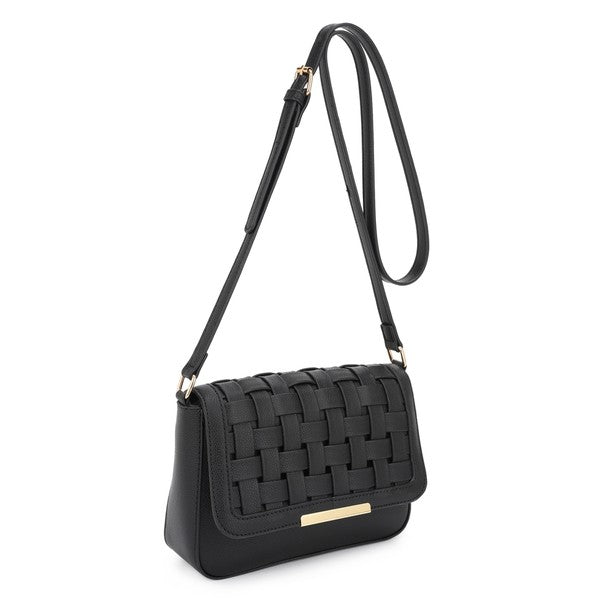 The Maxim Weave Crossbody Bag