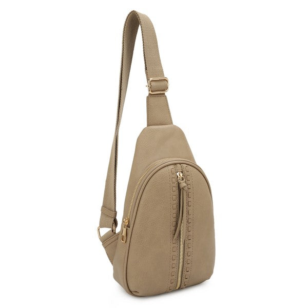 The Georgia Vegan Leather Sling Bag