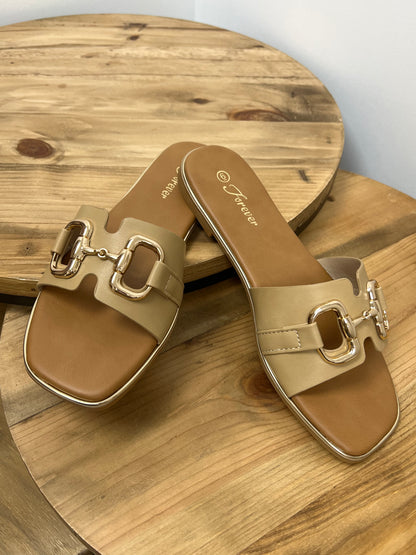 The Vali Slip On Flat Sandal