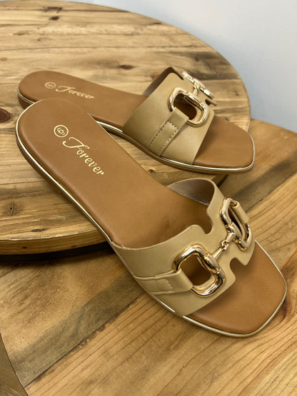 The Vali Slip On Flat Sandal