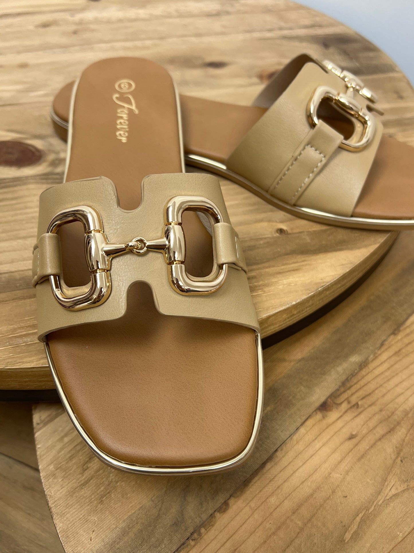 The Vali Slip On Flat Sandal