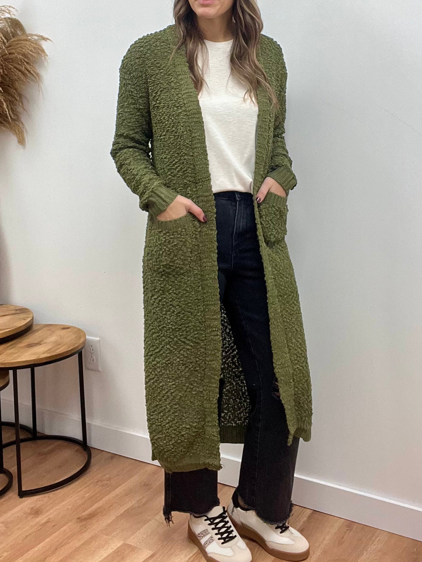 The Poppy Knit Popcorn Cardigan