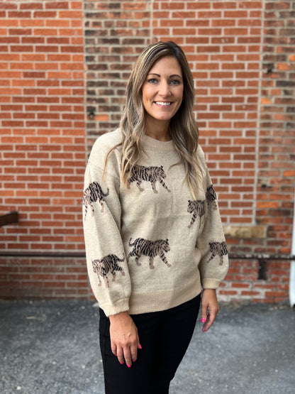 The Alanna Tiger Sweater