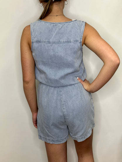 The Eve Chambray Romper