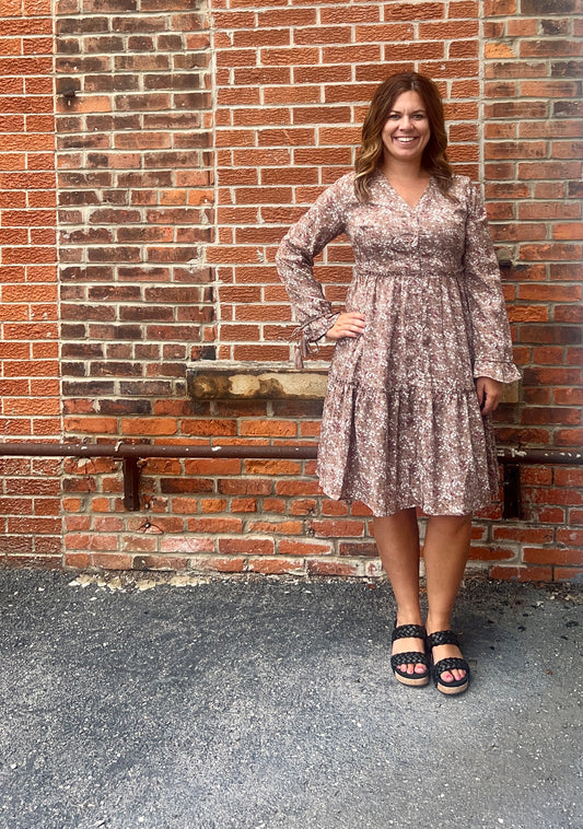 The Augusta Ditsy Floral Dress