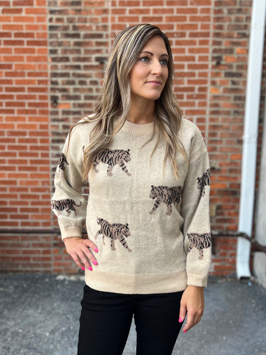 The Alanna Tiger Sweater