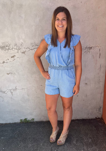 The Chambray Romper