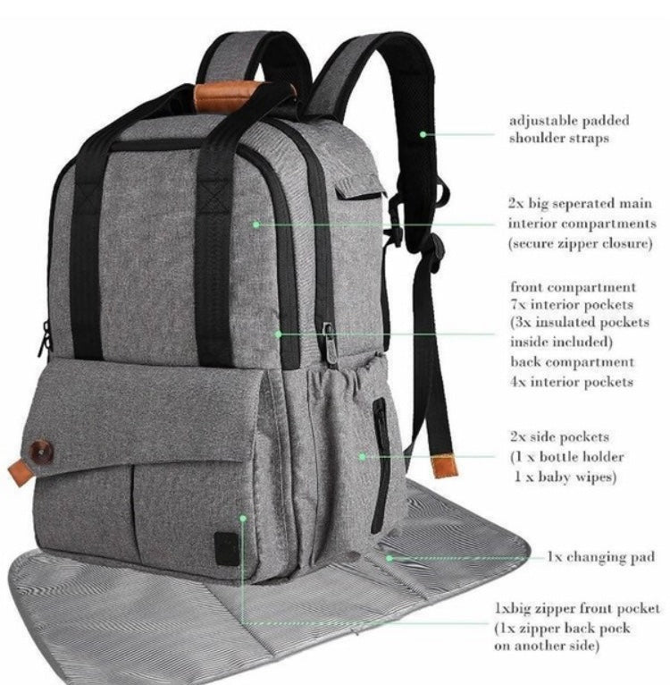 The Urban X-Large Diaper Bag Backpack