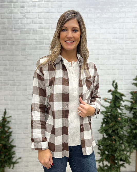 The Brown/White Flannel