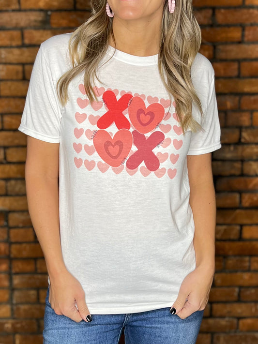 XOXO Retro Valentines Tee