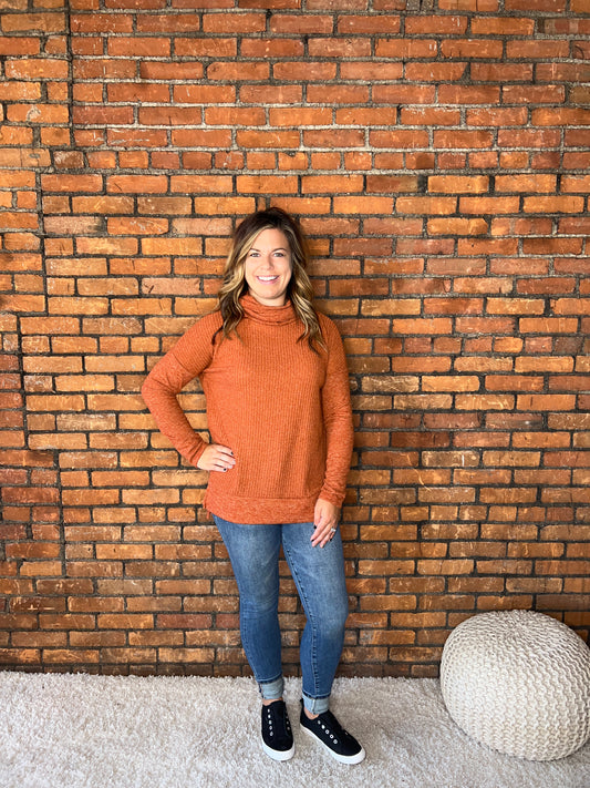 The Lauren Cowl Neck Sweater