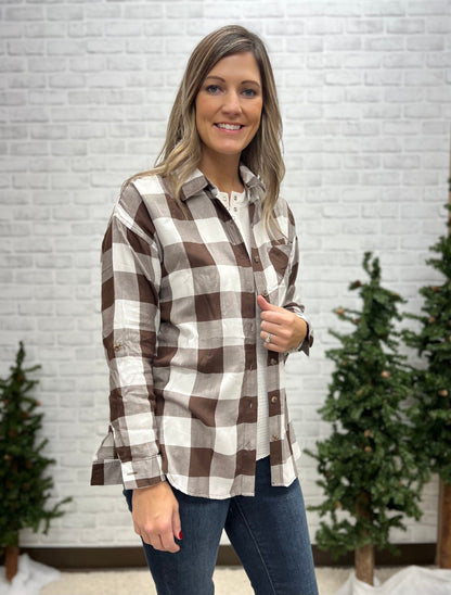 The Brown/White Flannel