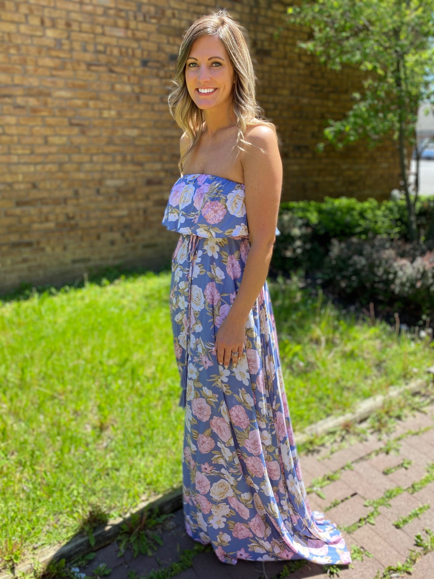 The Ricky Floral Maxi Dress