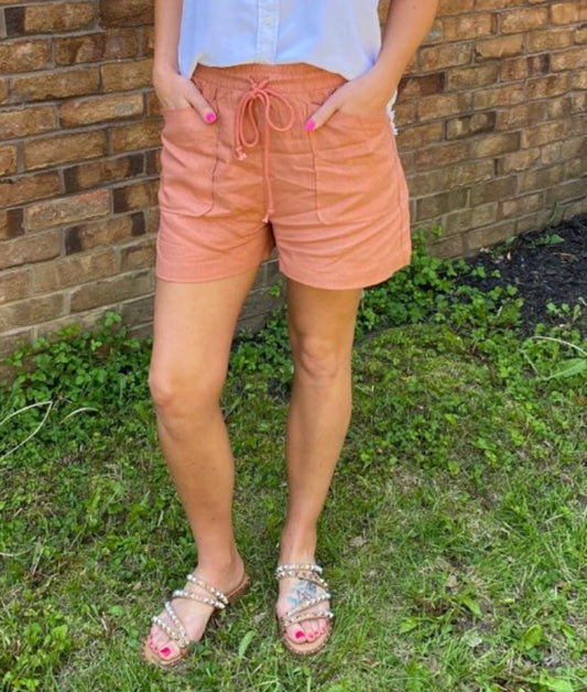 The Candace Tie Waste Shorts