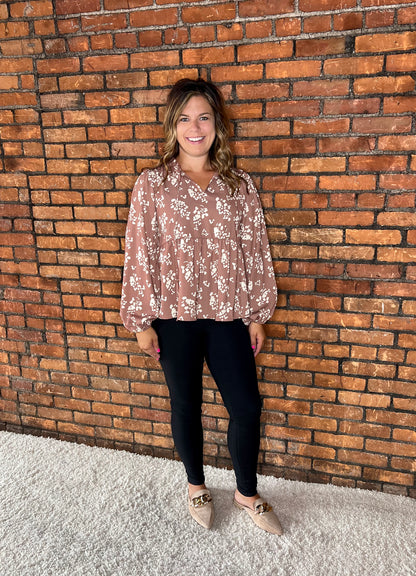The Muted Flora Blouse